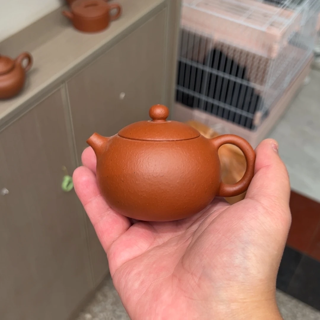 紫砂茶壶140cc大红泥西施
