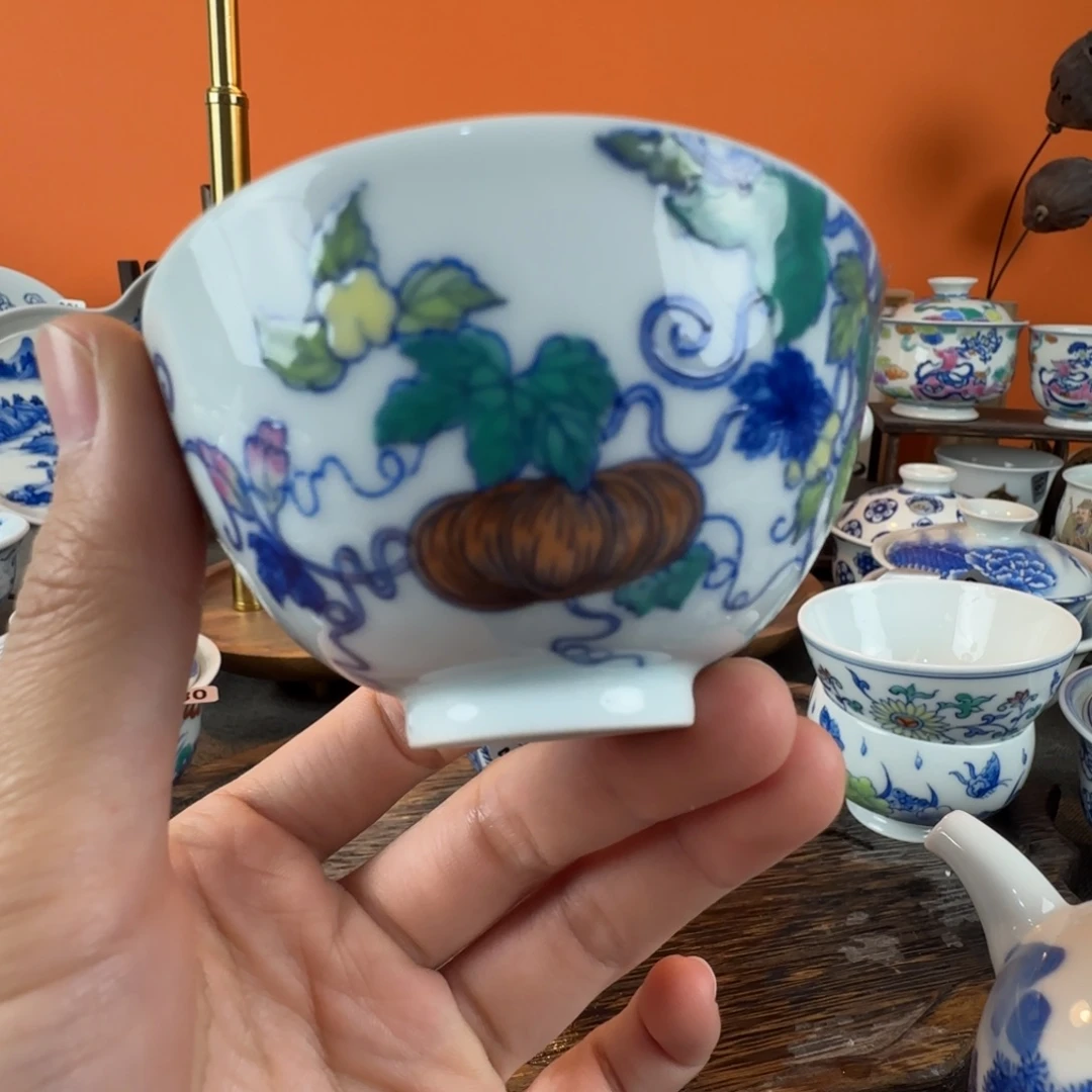 瓷片景德镇手绘青花瓷器765