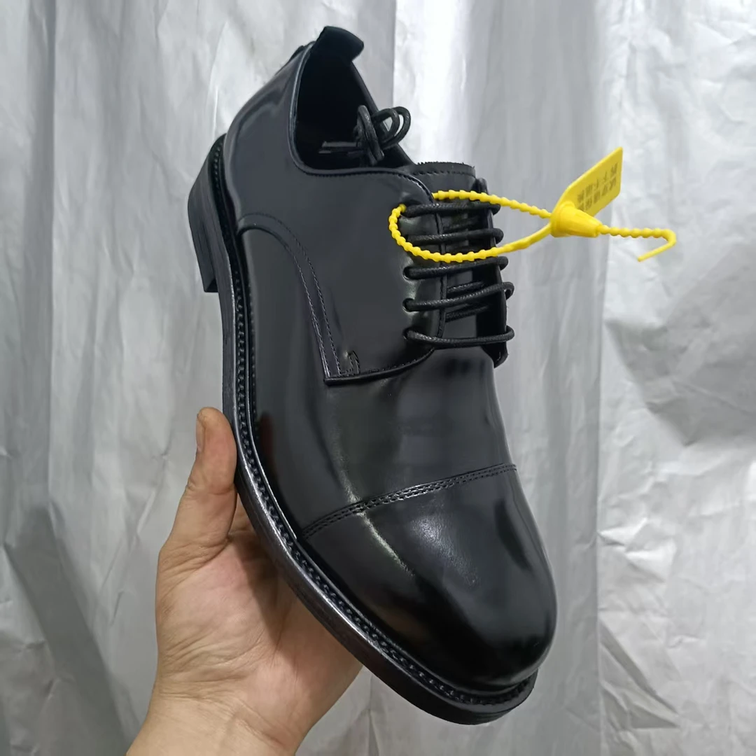 固特异马臀皮商务三接头休闲皮鞋正装百搭休闲鞋皮鞋