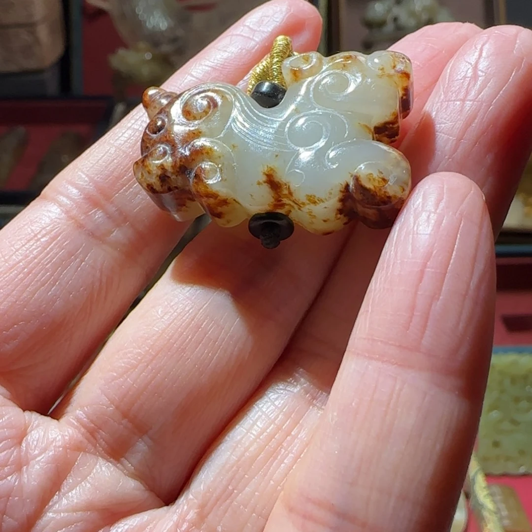 和田玉挂件未镶嵌沧**田