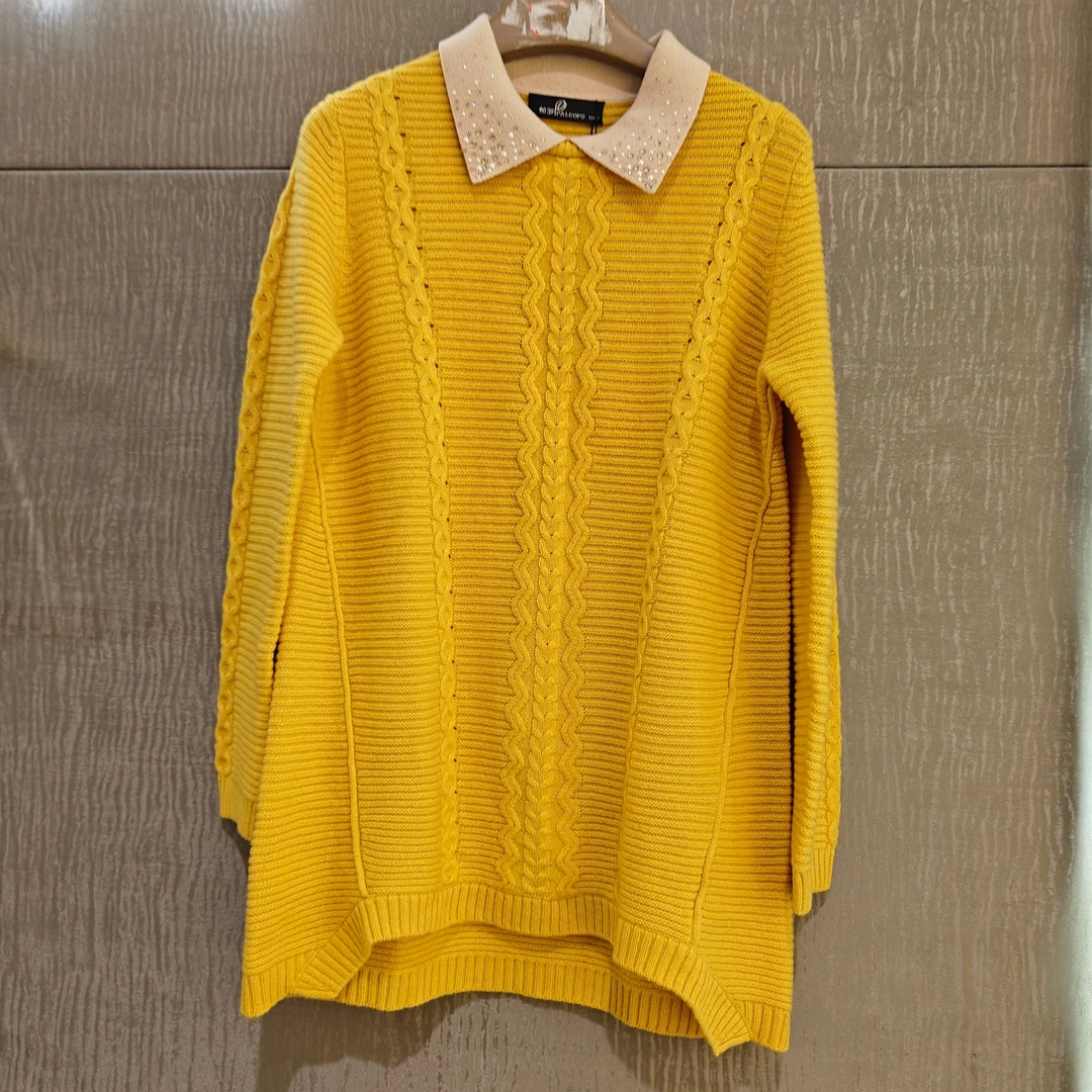 【专柜撤柜】秋冬加厚翻领山羊绒上衣101