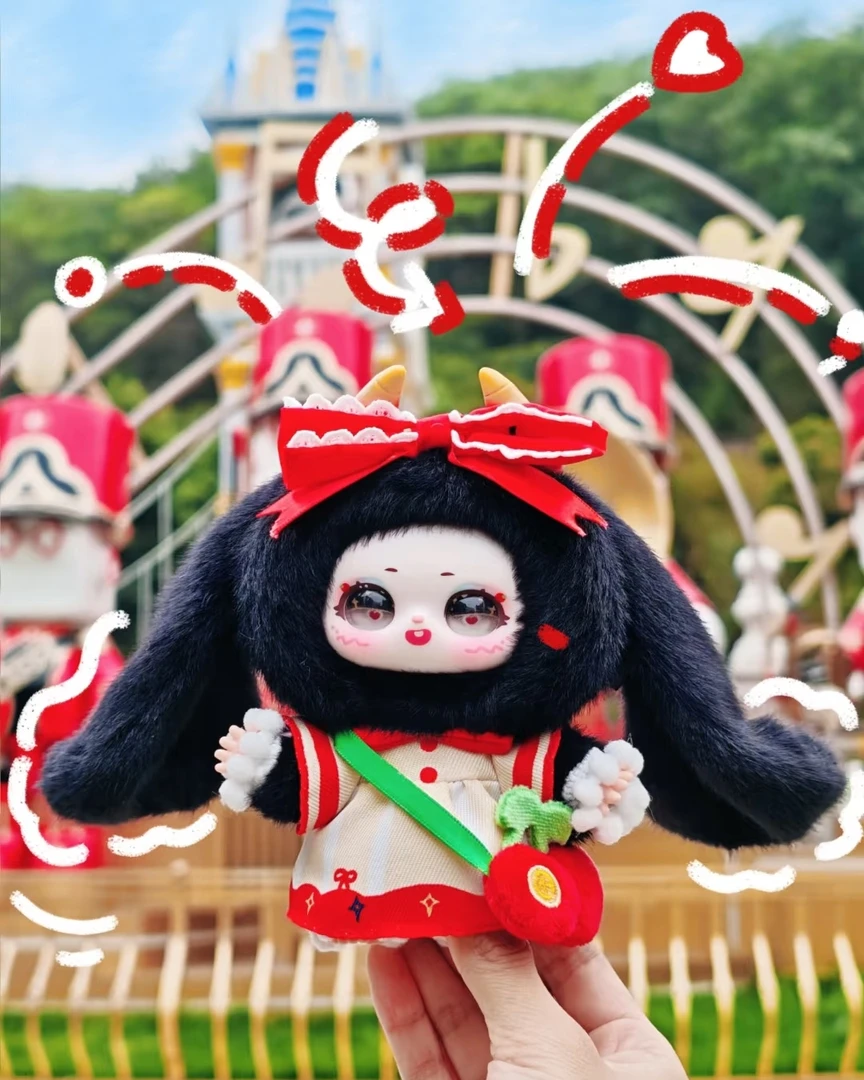 【拆盒】三只宝-莎玛莉2代梦幻乐园系列_公仔摆件盲盒