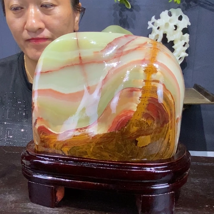 石材精品古青石摆件