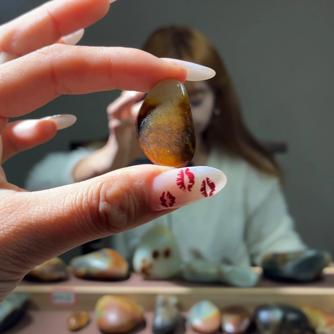 和田玉未镶嵌挂件6.6