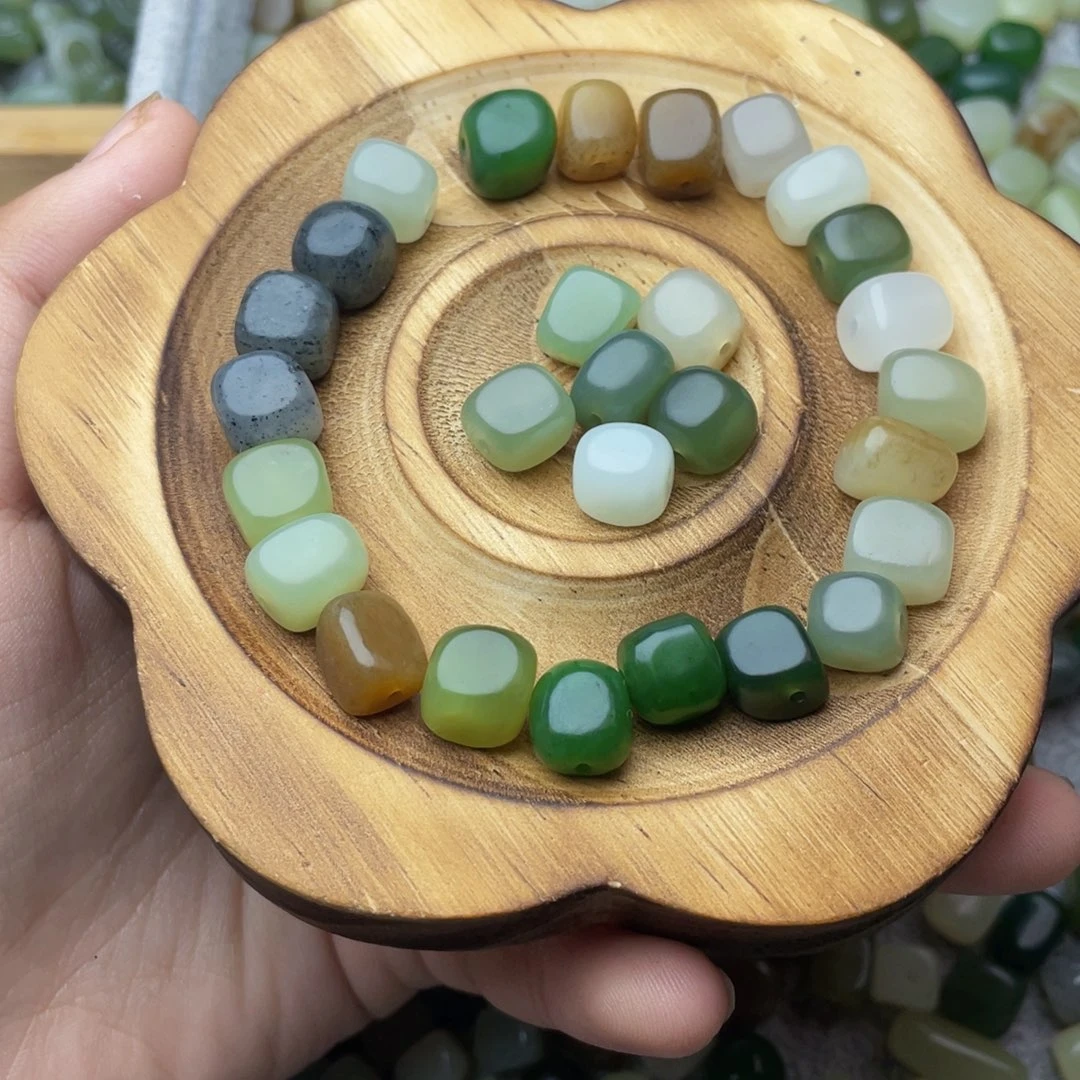 手链未镶嵌和田玉郁**葱