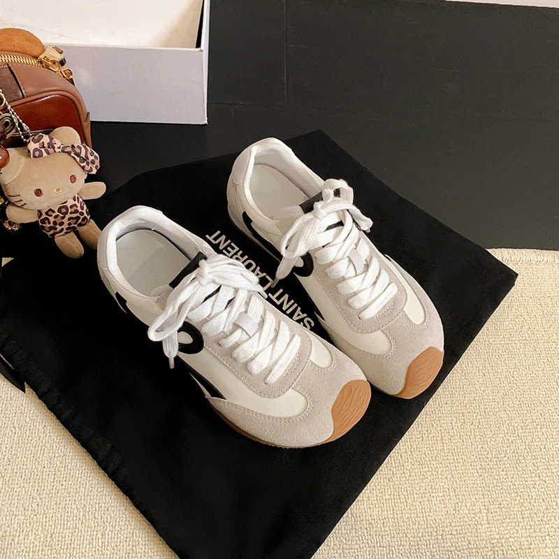 奥顿思兰迪德训鞋女复古丑萌大头内增高阿甘鞋休闲时尚透气运动鞋