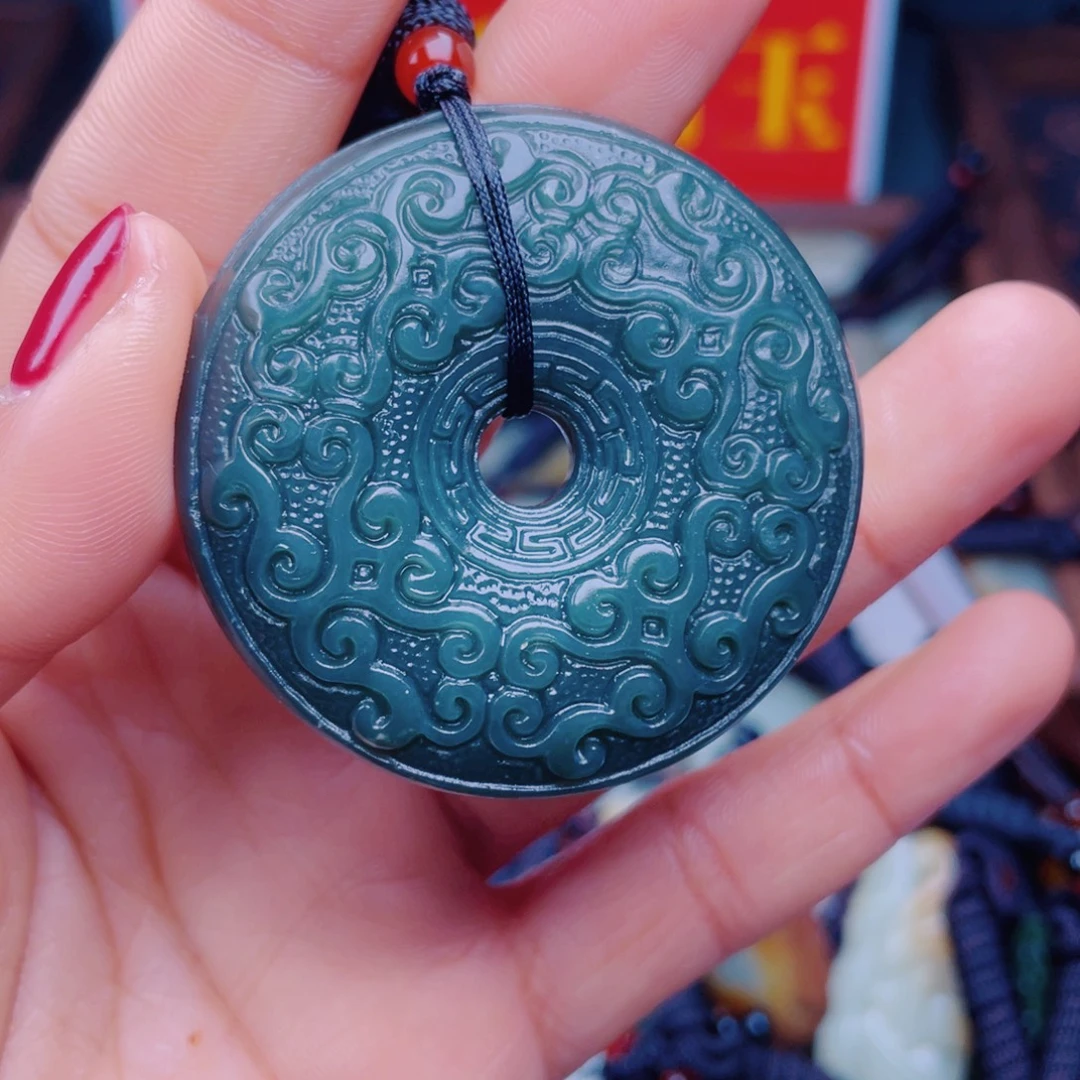 和田玉未镶嵌颈饰拍一发一