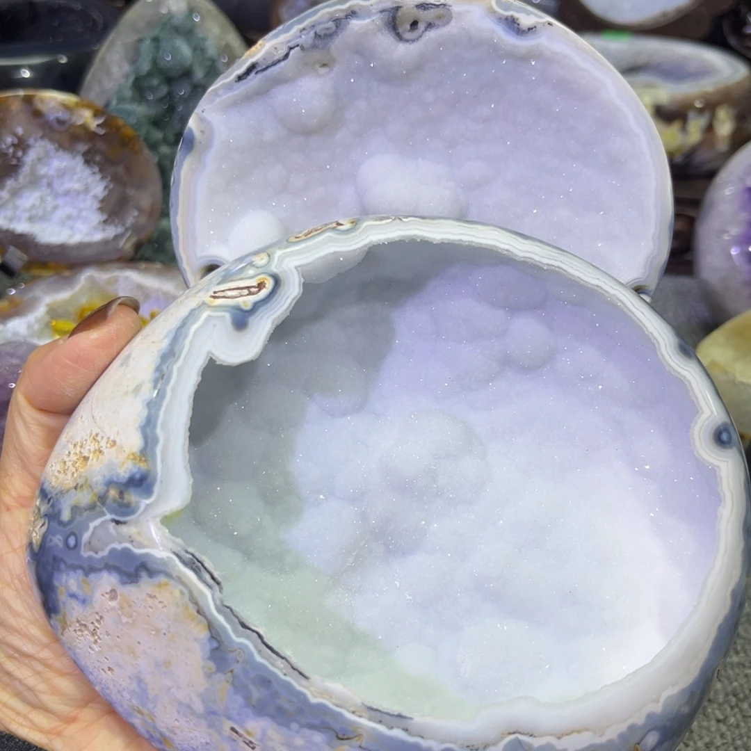 摆件紫晶未镶嵌水晶