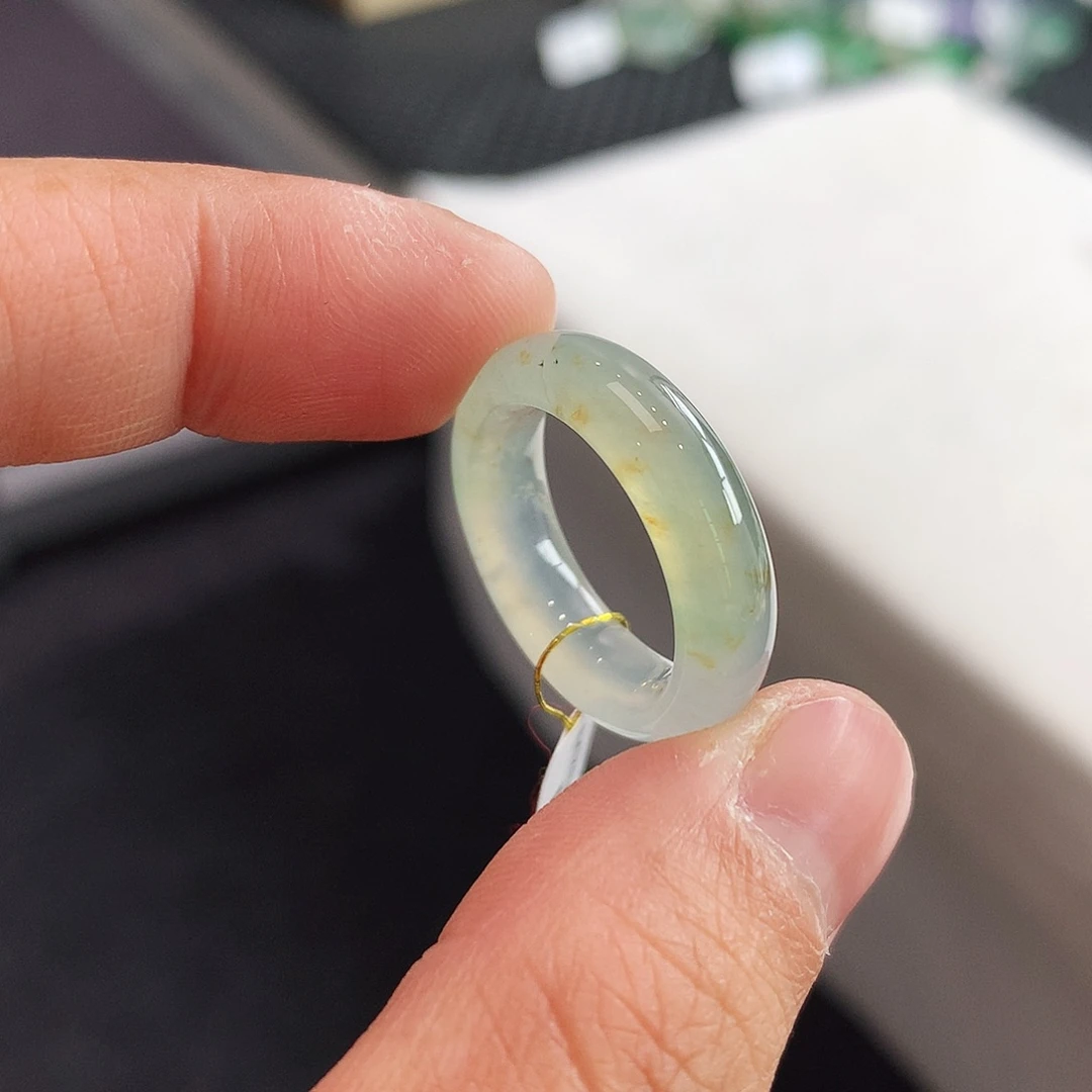 翡翠未镶嵌戒指13号