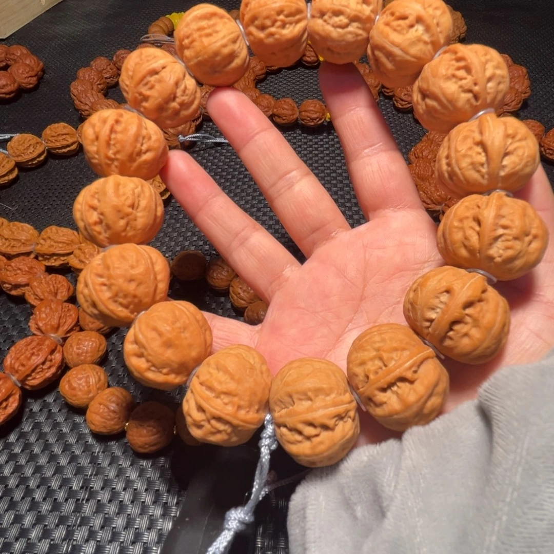 封***。文玩核桃吊坠磨盘一道筋24➕