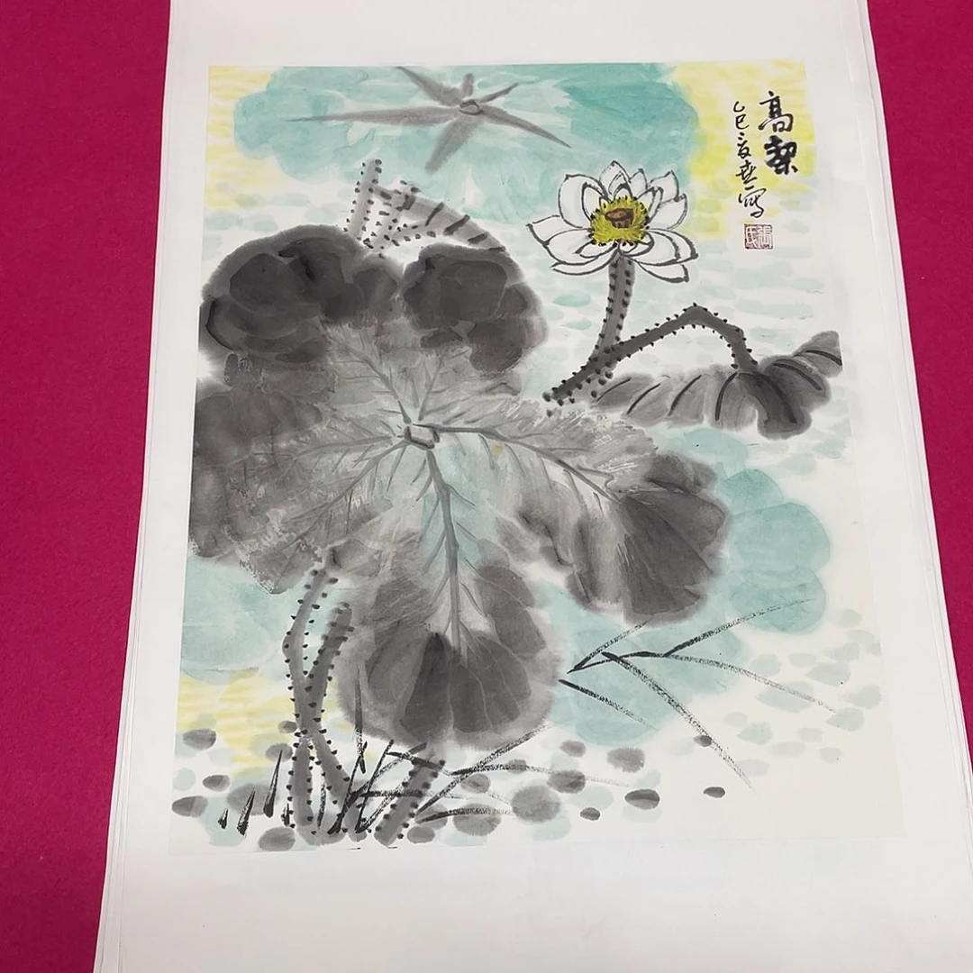 国画1.4平尺国画作品