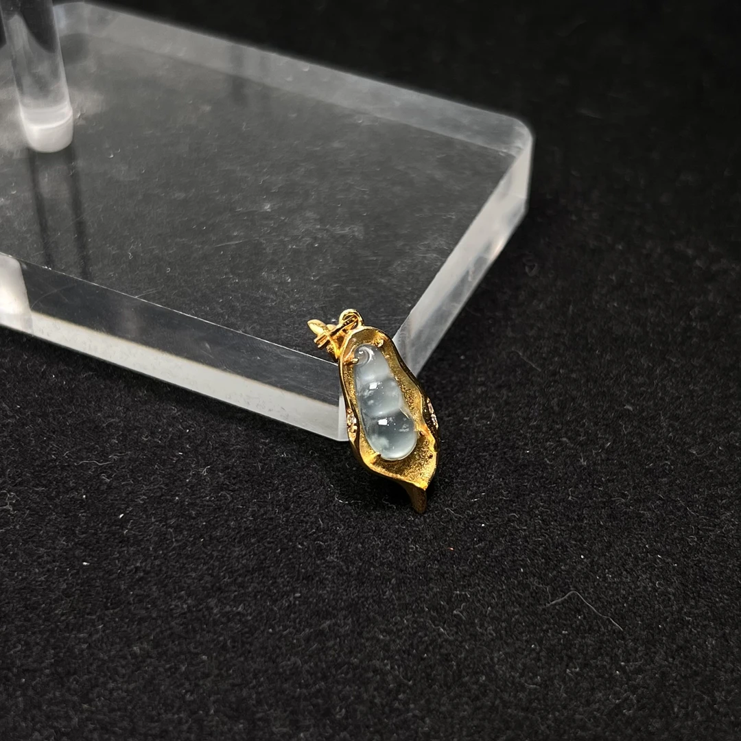 连中三元 高冰翡翠s925吊坠 KT24120668