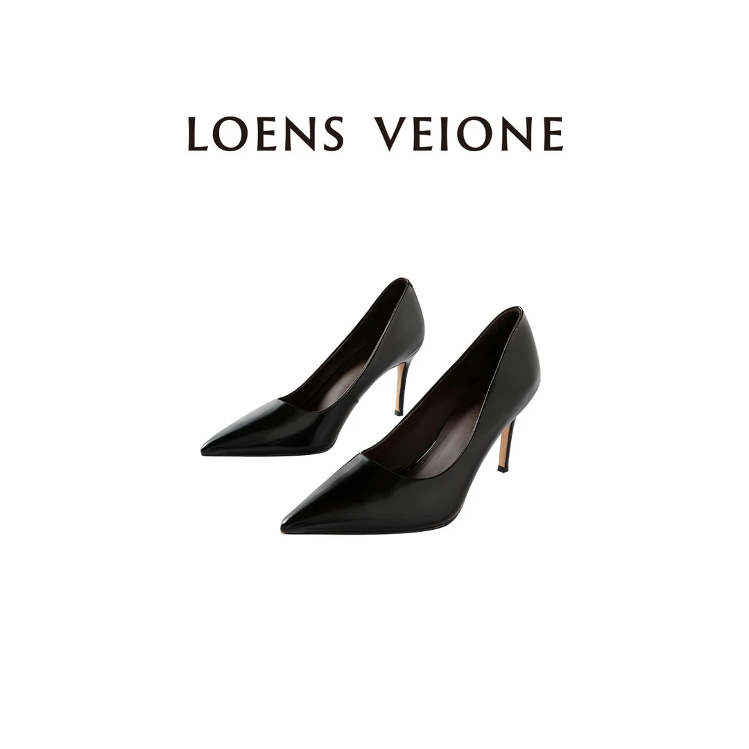 LOENS VEIONE/罗拉 法式名媛风真皮高跟鞋24CVCX0005N