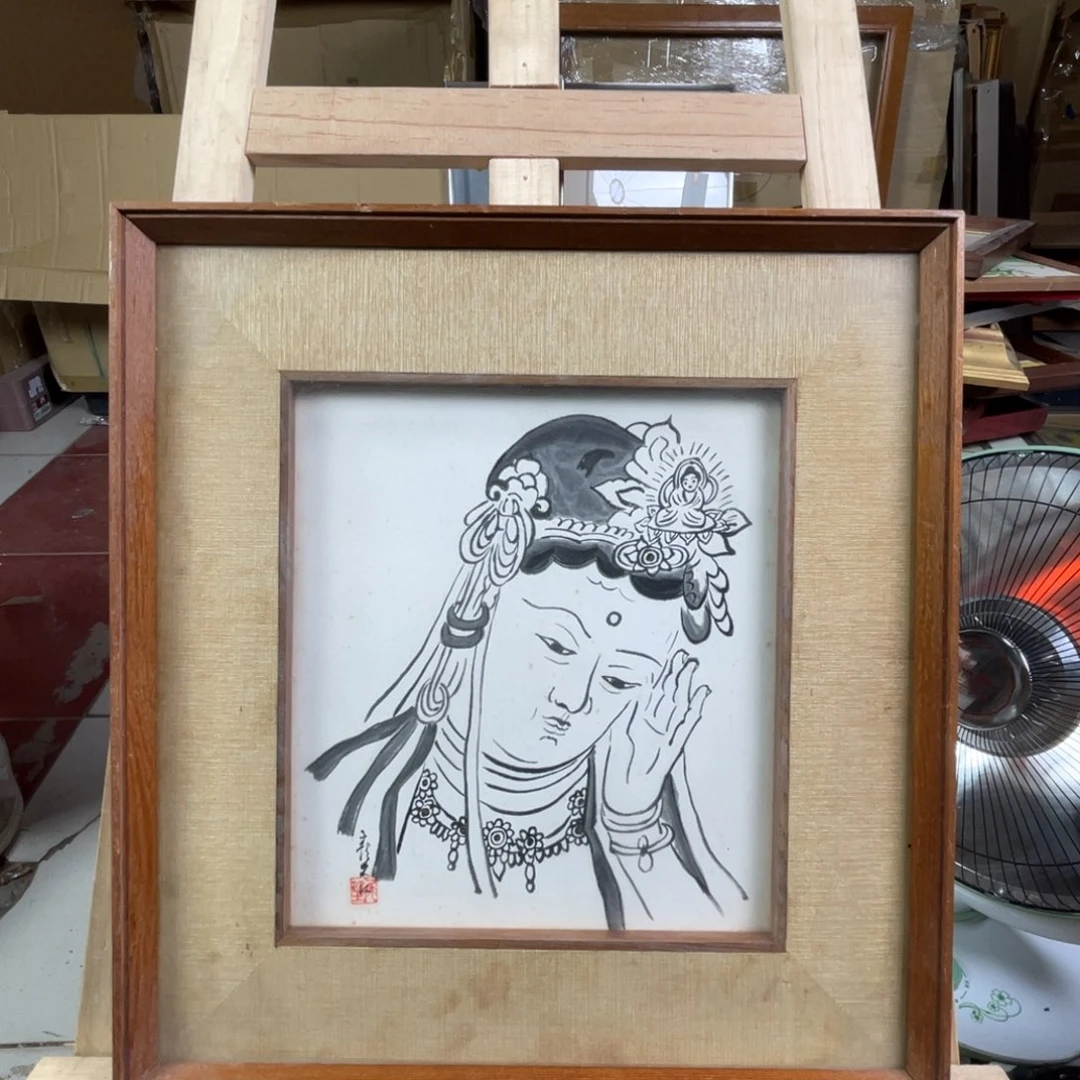 中古框画不退不换不是全新品