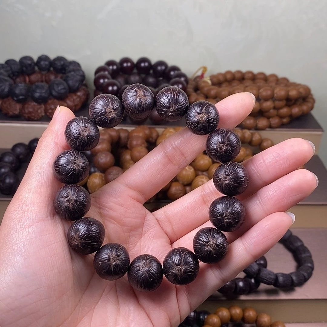 废***来手串紫金鼠16紫皮原皮