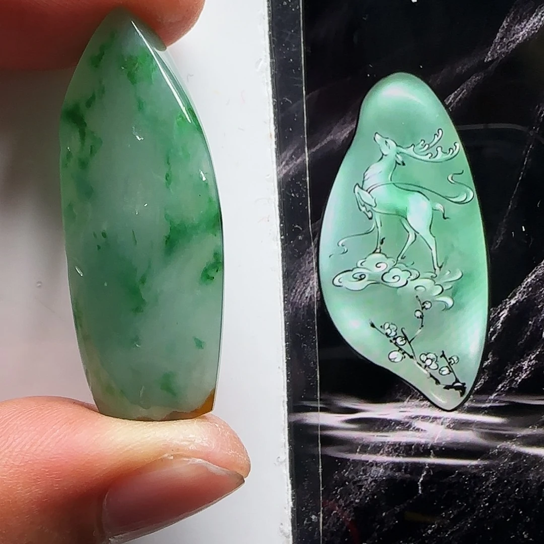 定制翡翠未镶嵌翡翠