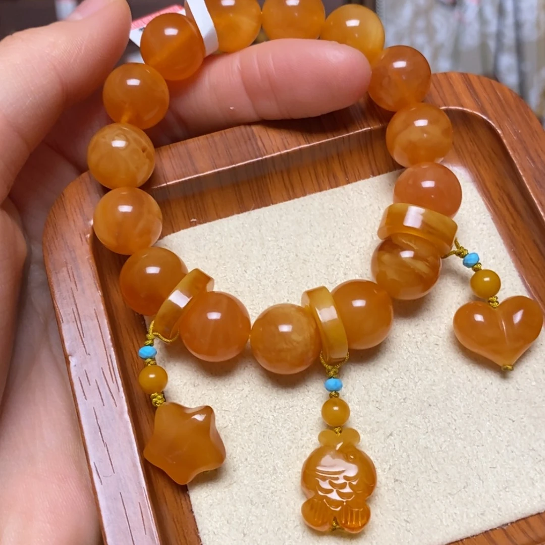 【闪购商品】手链蜜蜡未镶嵌手串