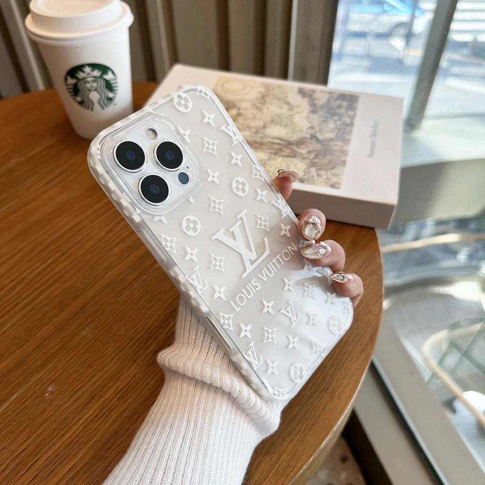 适用苹果16promax手机壳透明iphone15奢华14防摔潮牌13老花高级感