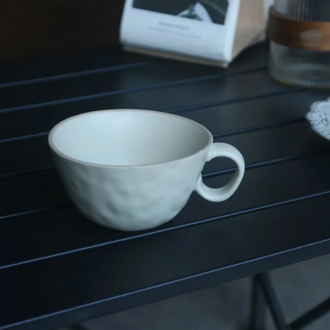 b39 ins风陶瓷小水杯手捏粗陶迷你杯咖啡杯 微瑕 凑满20发货