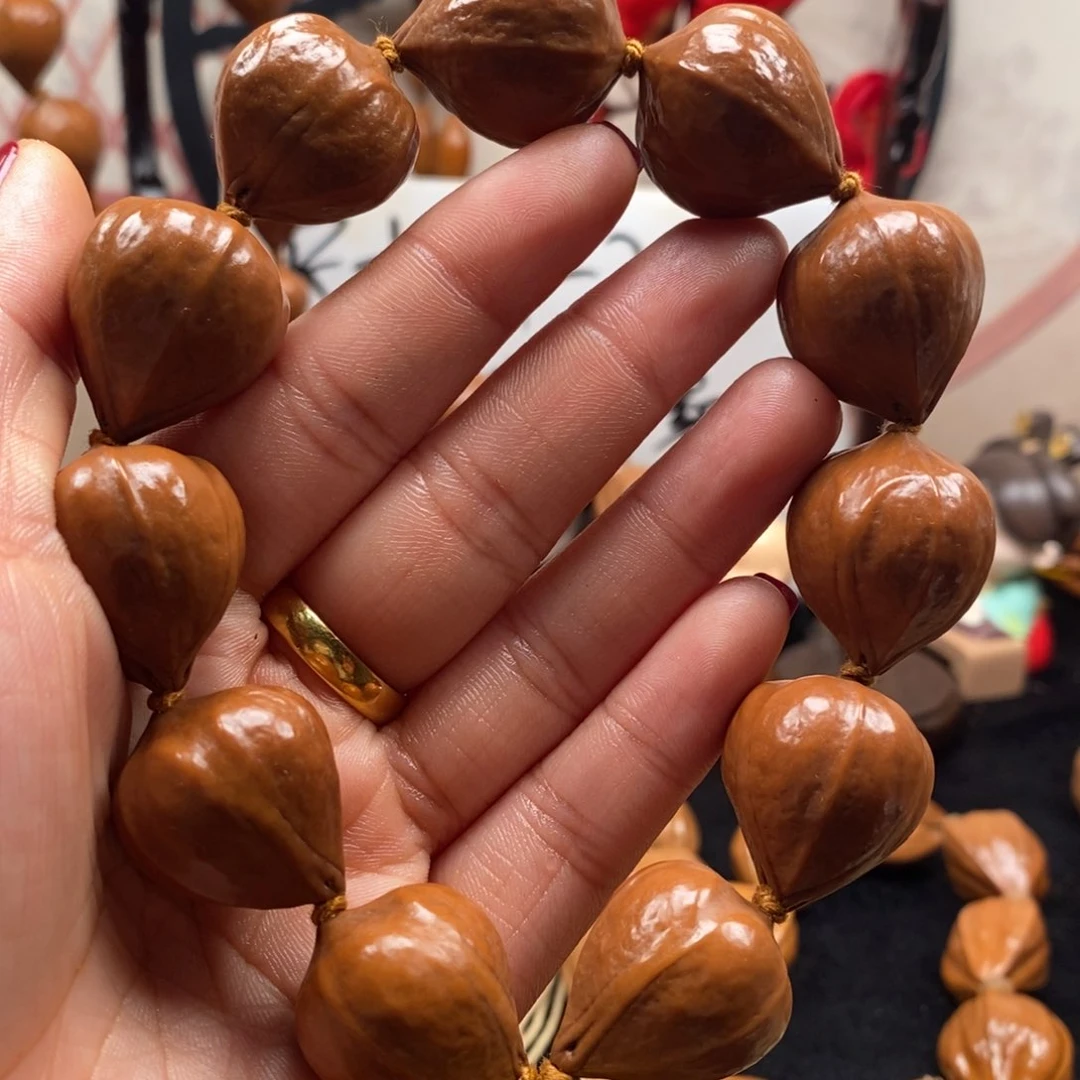 橄榄核手串/手链鸡血红2.1