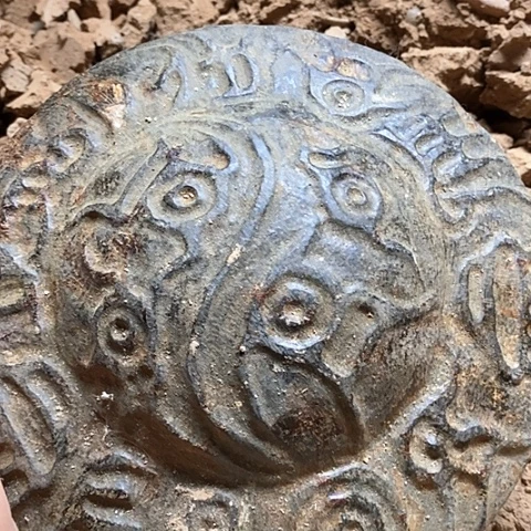 瓷片瓷器紫砂壶摆件