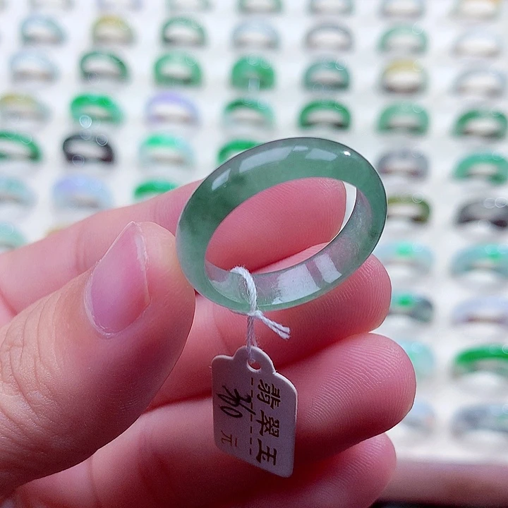 翡翠未镶嵌戒指26-27号