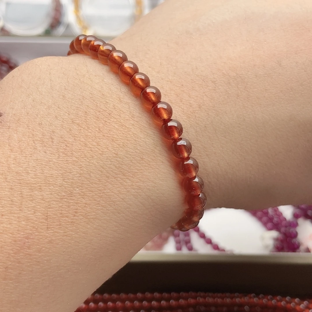 石榴石未镶嵌手链