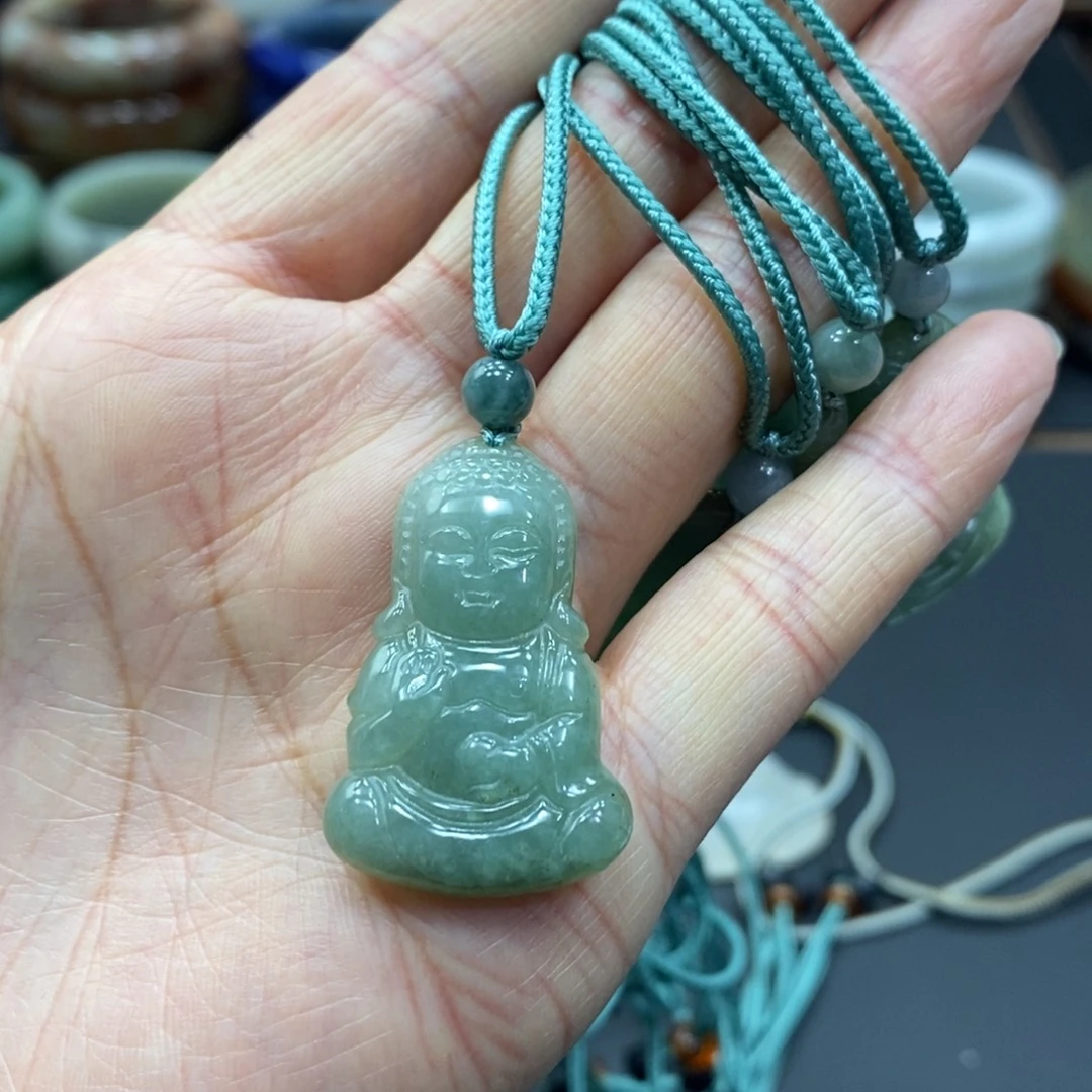 翡翠未镶嵌颈饰吊坠