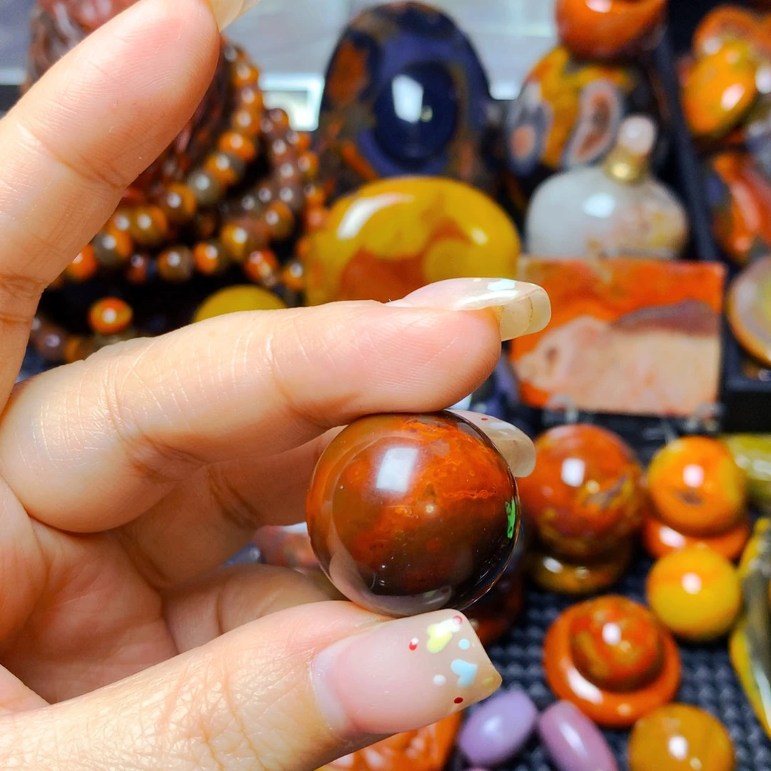 L****玛瑙/玉髓未镶嵌战国红玛瑙