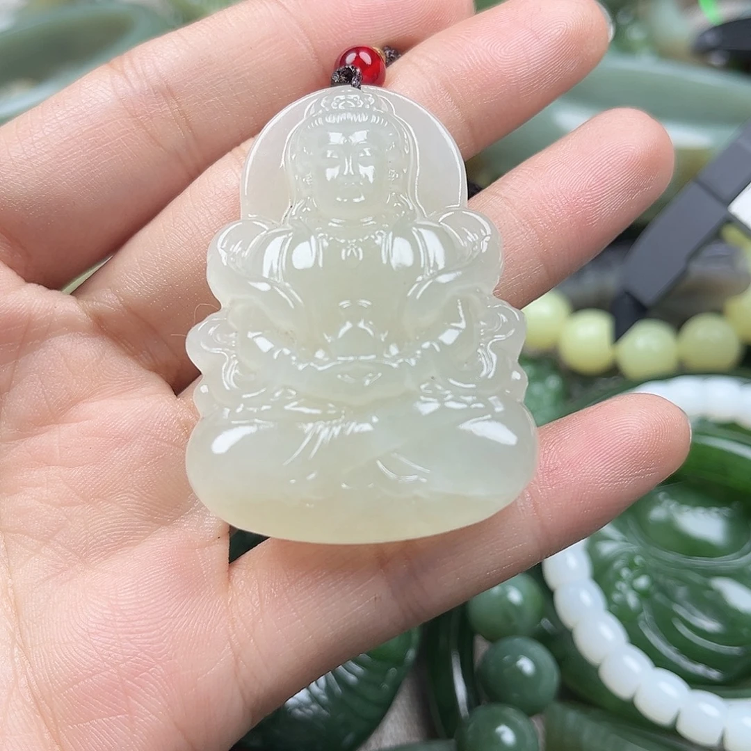 似***～和田玉（白玉）未镶嵌颈饰
