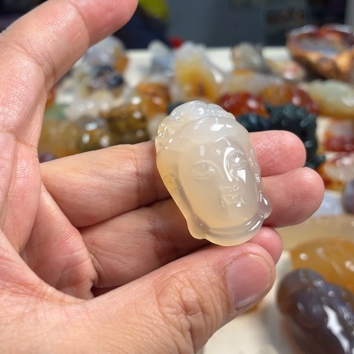 玛瑙/玉髓未镶嵌吊坠(不含链)