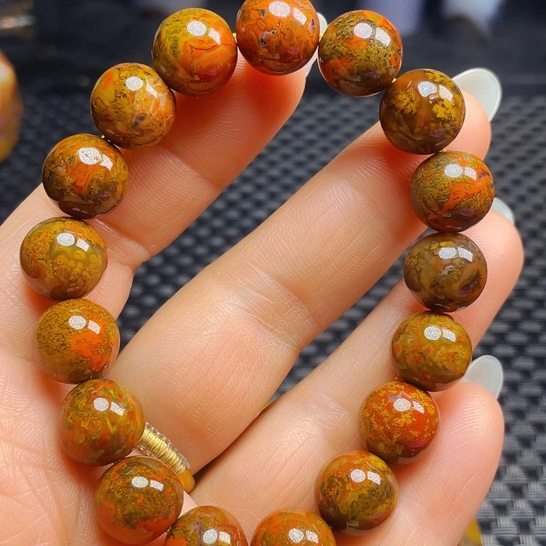 玛瑙/玉髓手串未镶嵌暖*夜