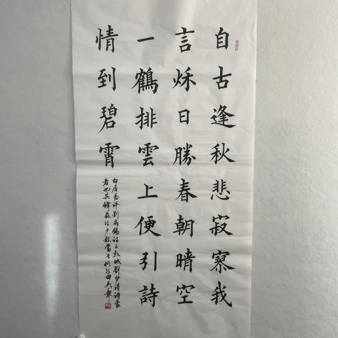 5224书法 纸本水墨 136×68cm