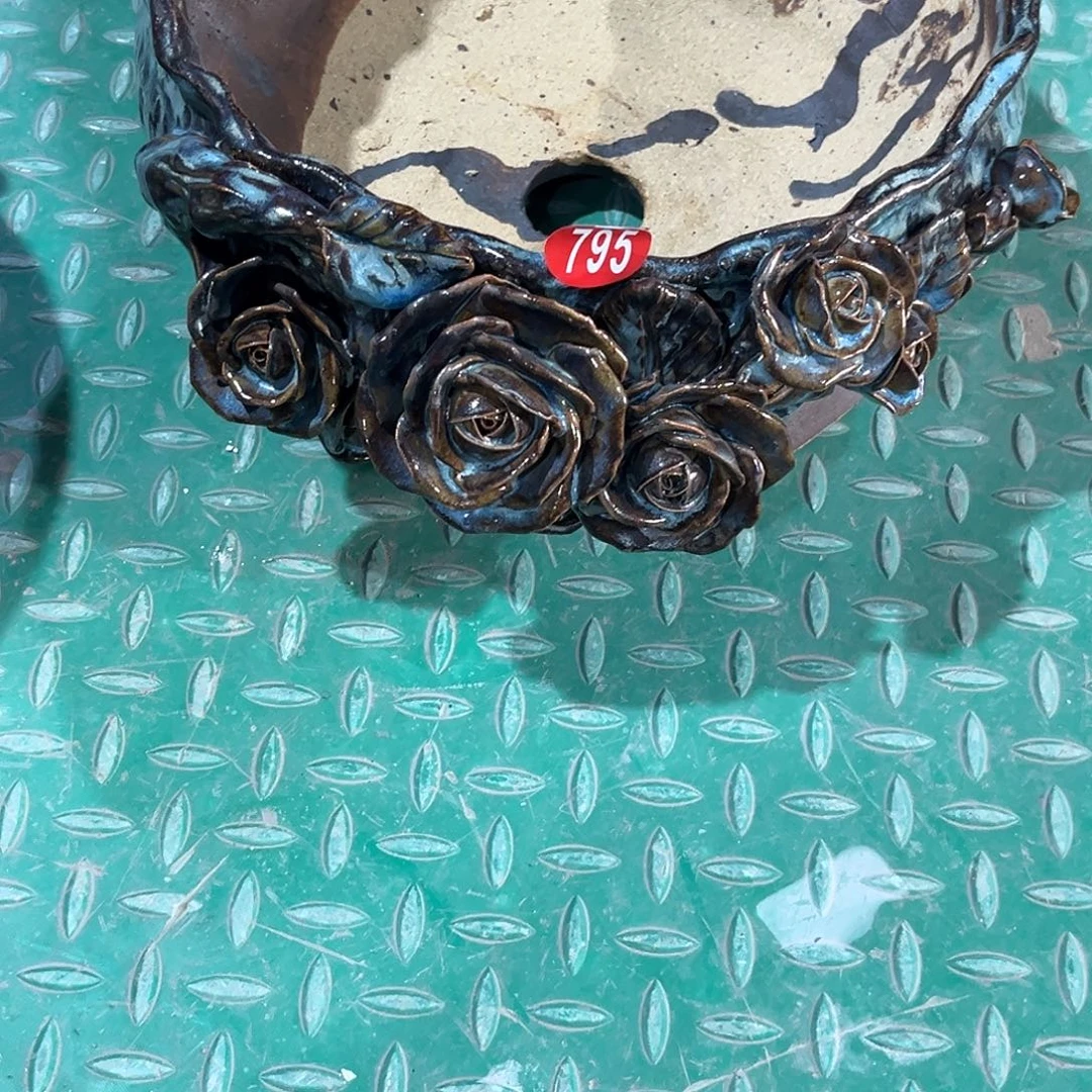 浪***浪微瑕795 号陶然花器手工花盆