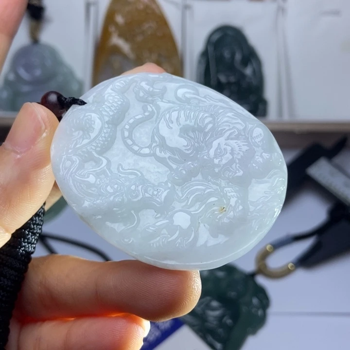 翡翠未镶嵌挂件翡翠