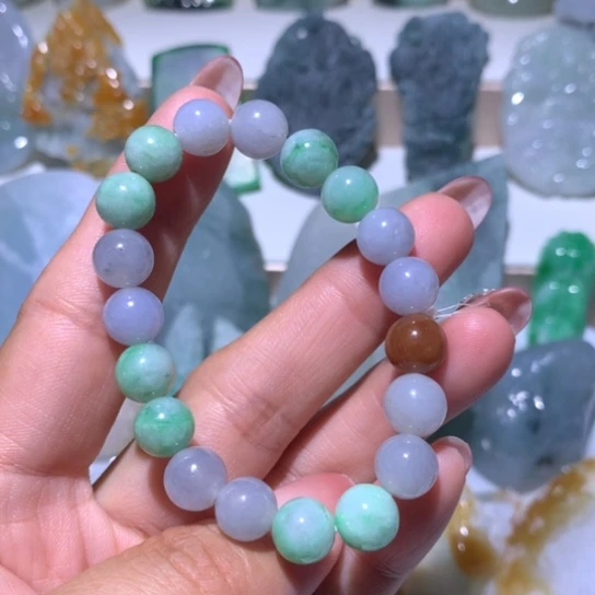 老***辑翡翠散珠翡翠珠子