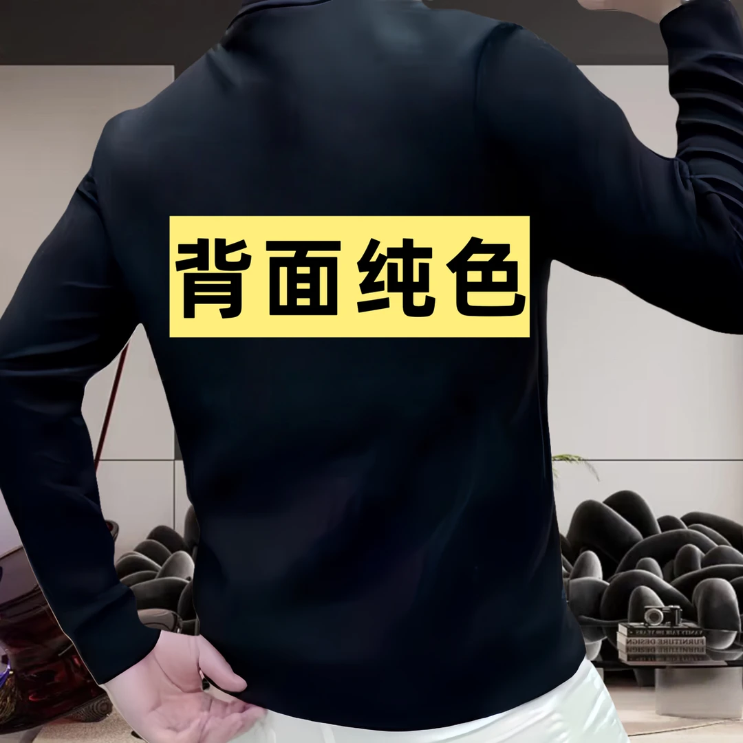 高端潮牌卫衣男款秋冬2025新款圆领运动休闲套头外套加绒加厚男款