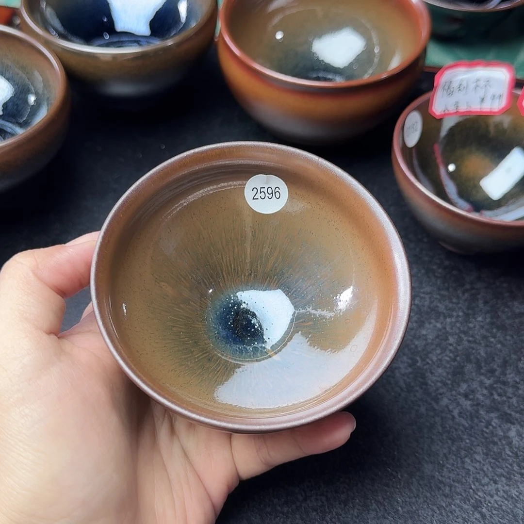 茶盏2596秋罗柴烧手工主人杯