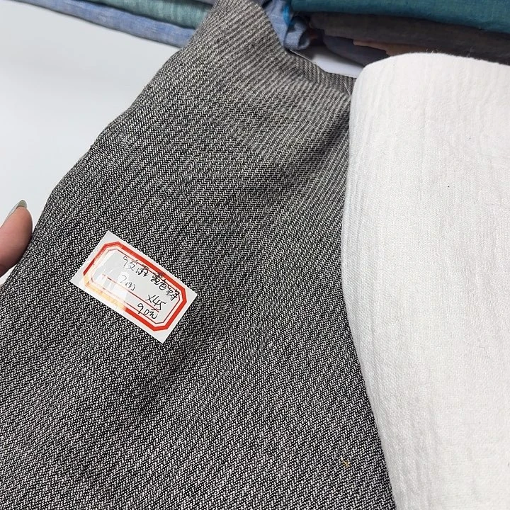 9支纯亚麻色织色秋冬厚款2米不退换