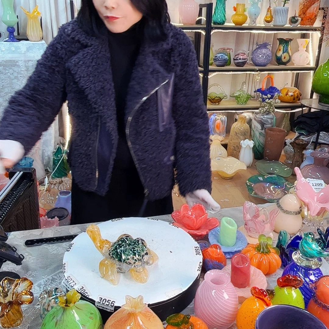 乌龟家悦美居琉璃摆件