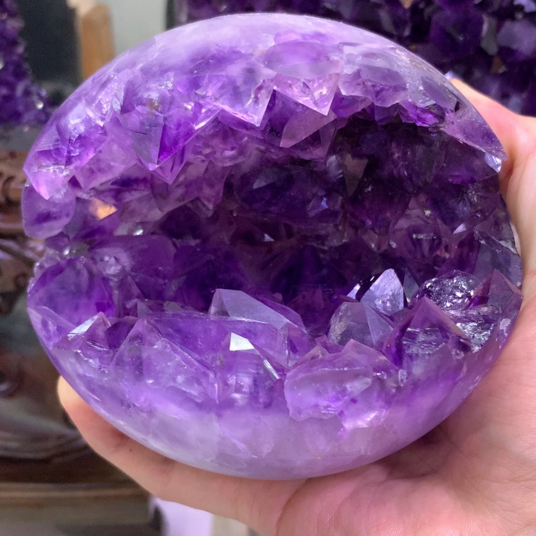 紫晶摆件未镶嵌I****?紫晶