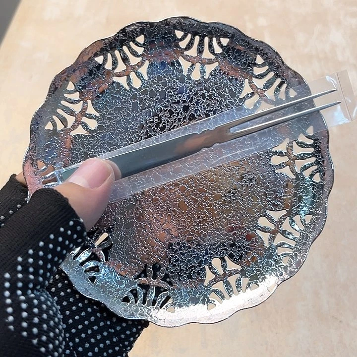 033.009点心盘带叉子