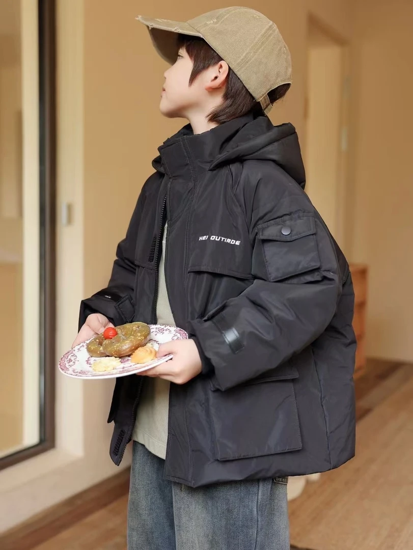 XXJ长款羽绒服儿童时尚羽绒服外套