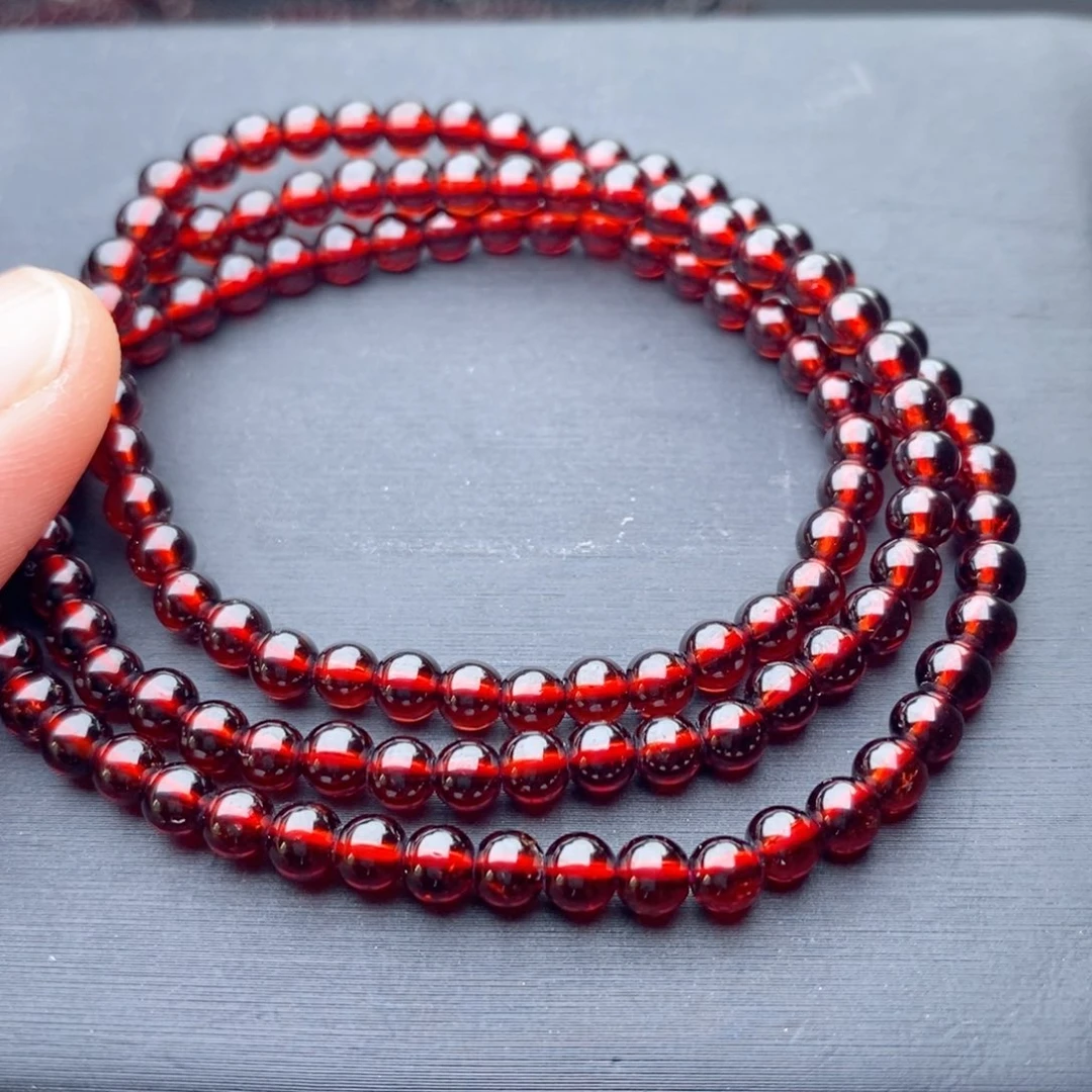 石榴石手链未镶嵌4.4