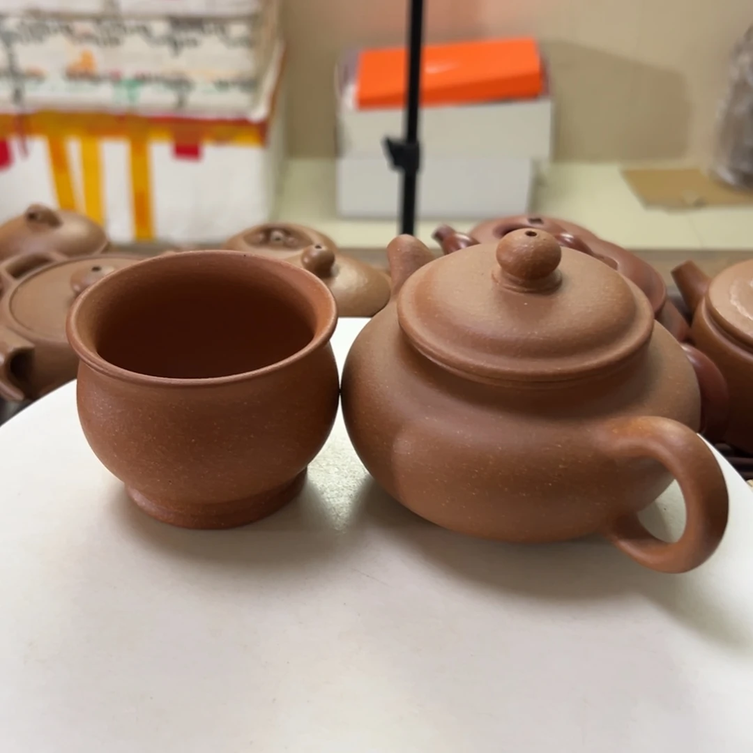 紫砂茶壶黄将破仿古220