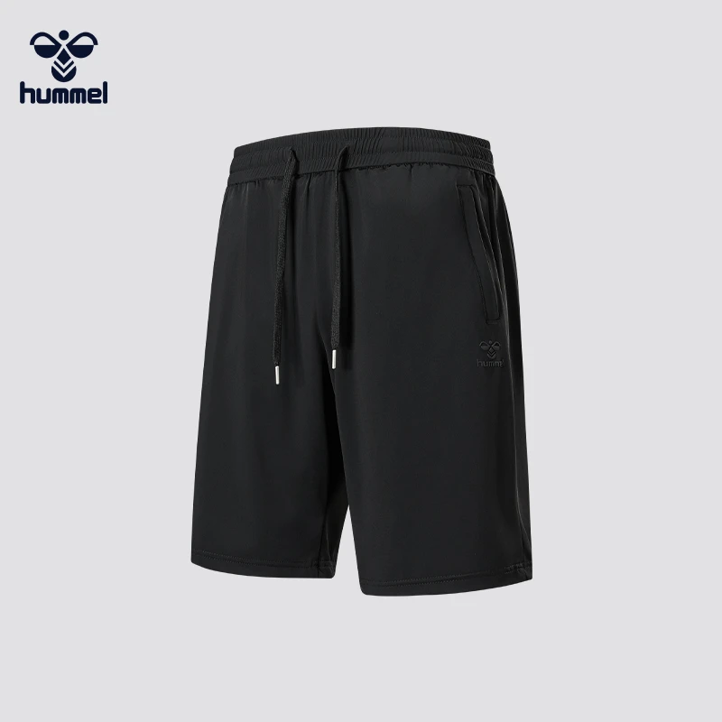 HUMMEL男士冰丝速干户外运动短裤跑步健身训练夏季高弹舒适透气