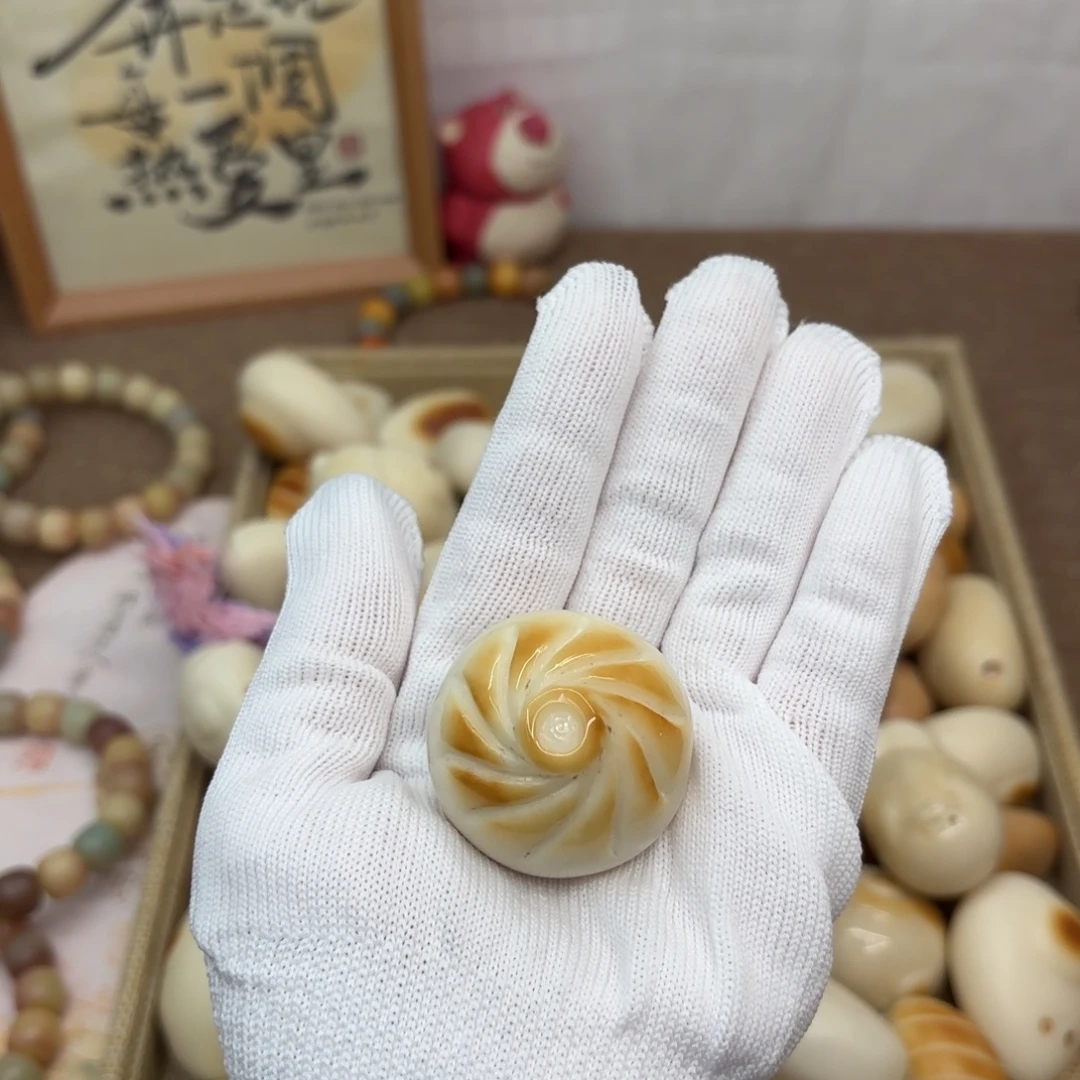 菩提根/象牙果吊坠牙果机抛包子把件862