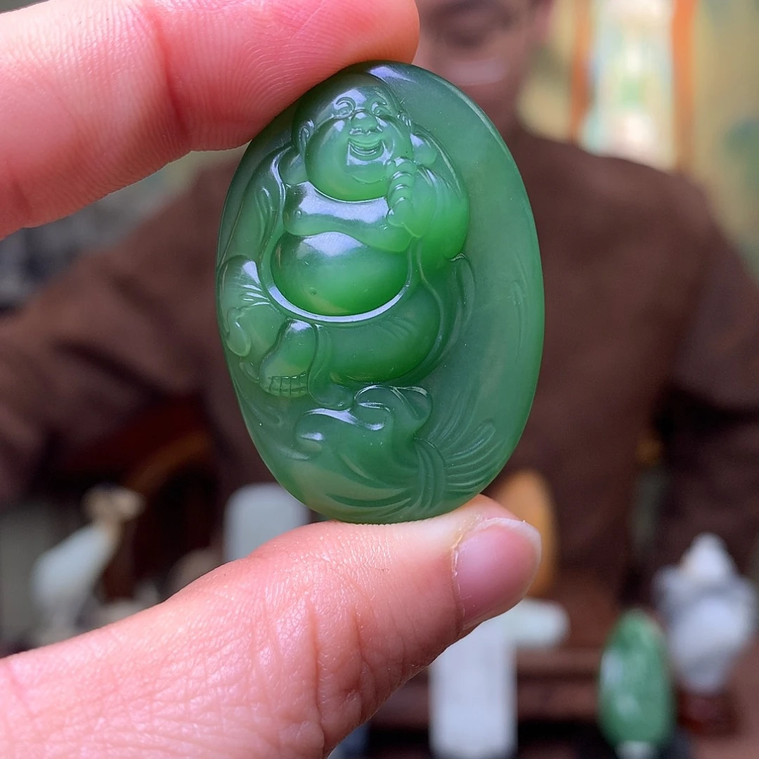 和田玉未镶嵌挂件