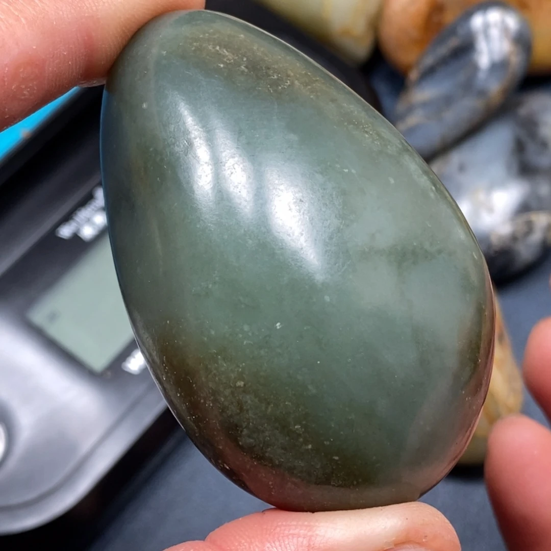 和田玉挂件铂Pt950镶嵌