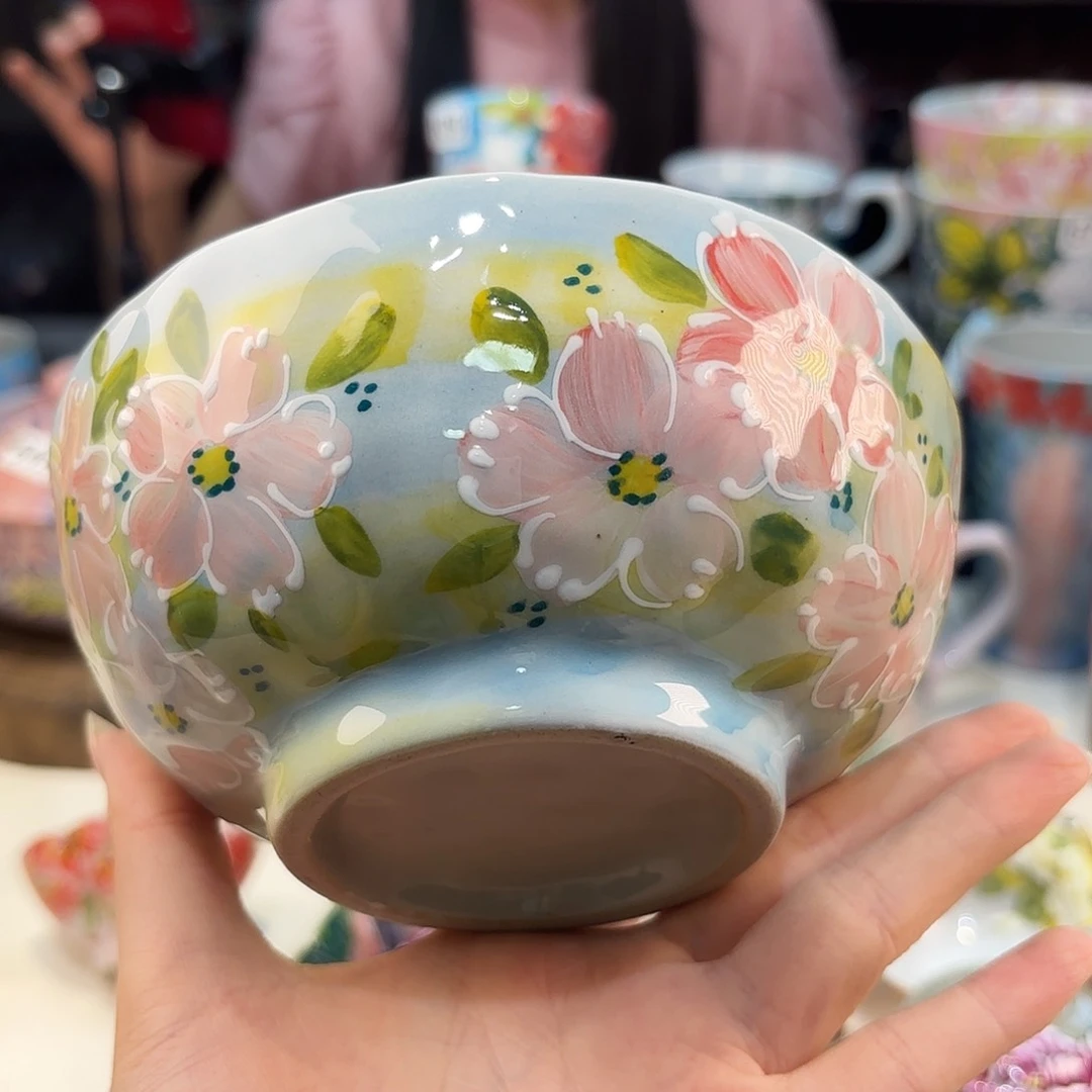 景德镇手绘高温釉下彩陶瓷茶具